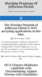 Mobile Screenshot of jeffparishsection8.org